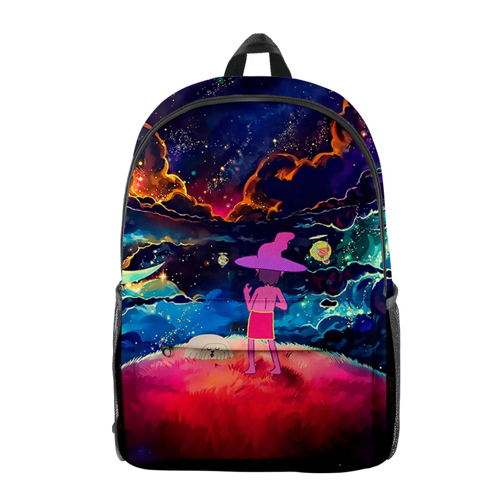 

Classic Popular The Midinght Gospel pupil Bookbag Notebook Backpacks 3D Print Oxford Waterproof Boys/Girls Travel Backpacks