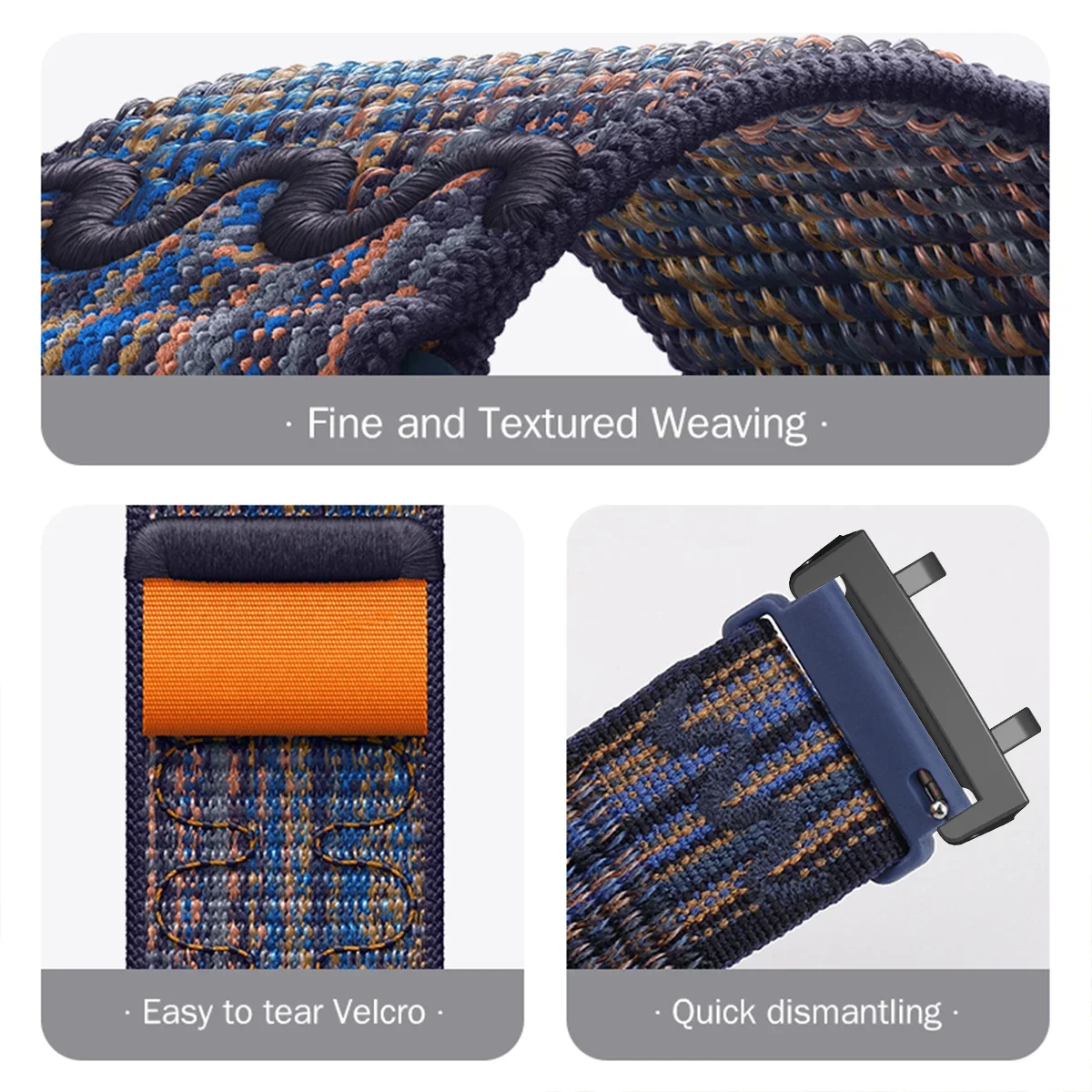 Cinturino in nylon Quick Fit per Amazfit T-rex 3/2Trex Pro Cinturino sportivo ultra elastico per Amazfit T-Rex2 1 Smart Watch Correa Belt