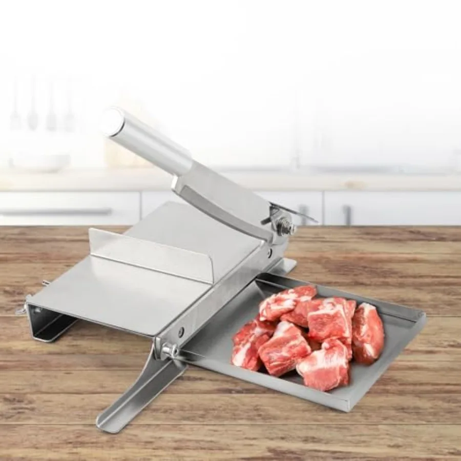 

Manual Ribs Meat Slicer Household Stainless Steel Small Bone Cutting Slicing Machine Chicken Lamb Chops Ribs Herb Pastry Cutter