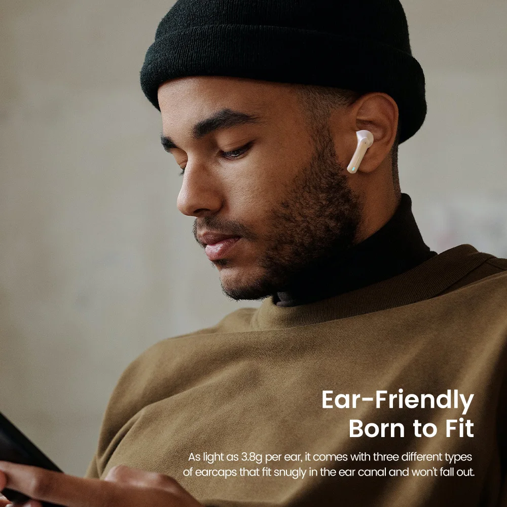 Toocki Gaming Wireless Earphones Bluetooth 5.3 Sport Headset TWS In-Ear Low Latency Waterproof Earbud With Microphone For iPhone