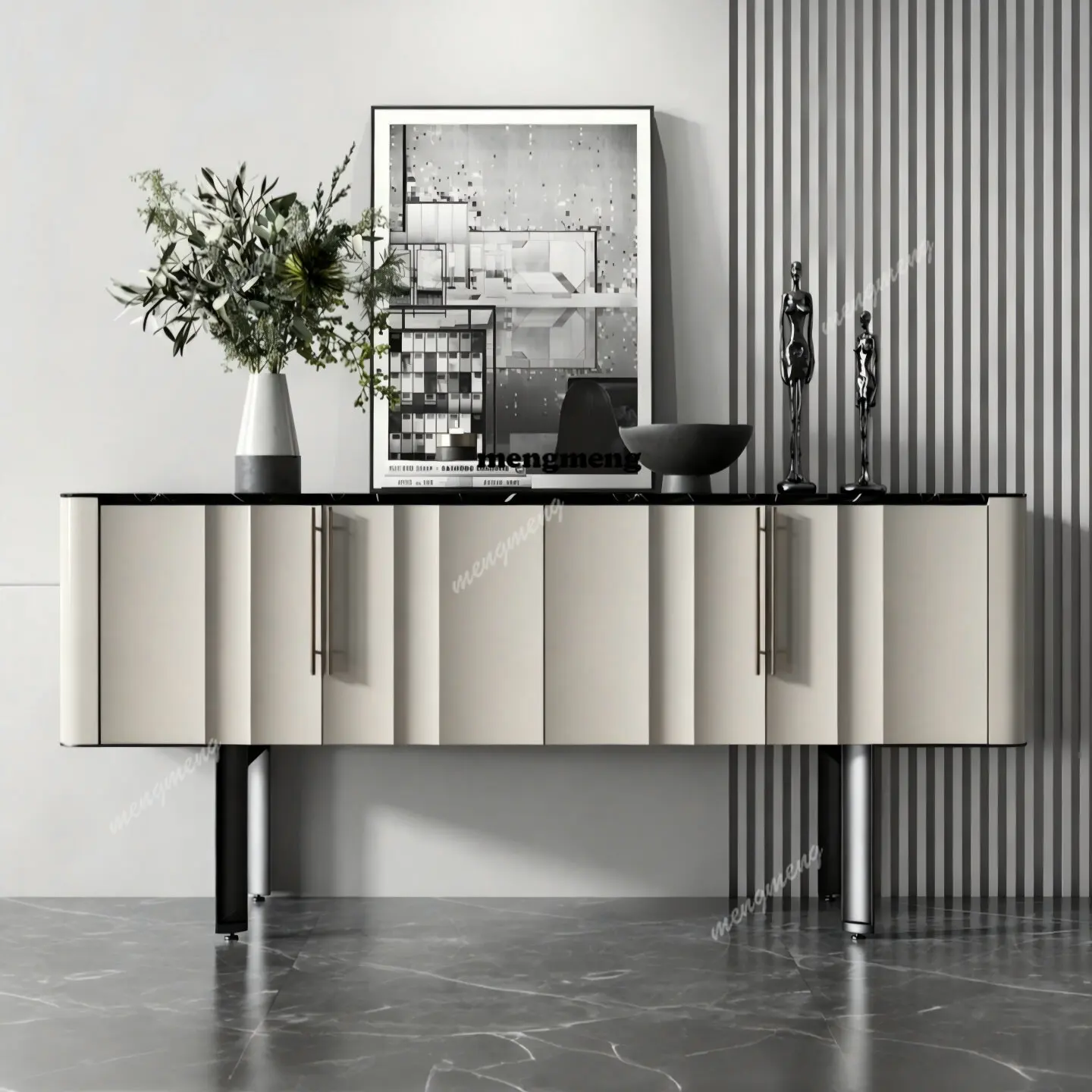 

Italian minimalist paint entry modern minimalist entrance table living room dining side cabinet locker