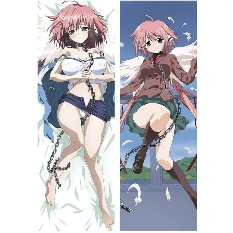 أنيمي سورا نو Otoshimono Icarus/Ikaros حورية Dakimakura كيس وسادة يغطي 50X160 سنتيمتر الحياة الحجم الجسم هينغ المخدة الهدايا