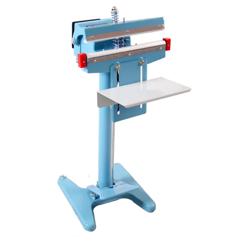 PFS-350 Hualian Aluminum Food Sugar Plastic Bag Impulse Foot Pedal Portable Sealer Sealing Machine