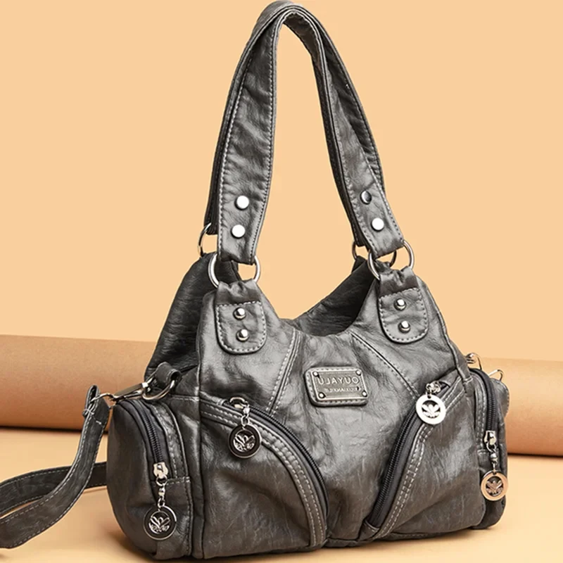 

Luxury handbags for women, designer crossbody bags, large-capacity female shoulder bag, fashionable branded leather messenger