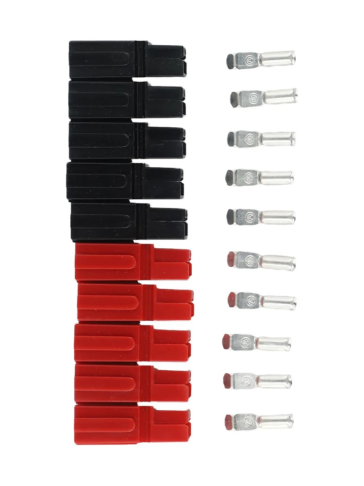 5PAIR FOR CONNECTOR RED & BLACK 75AMP MARINE QUALITY CONNECTOR Distribution Equipment Industrial Equipment 5PAIR
