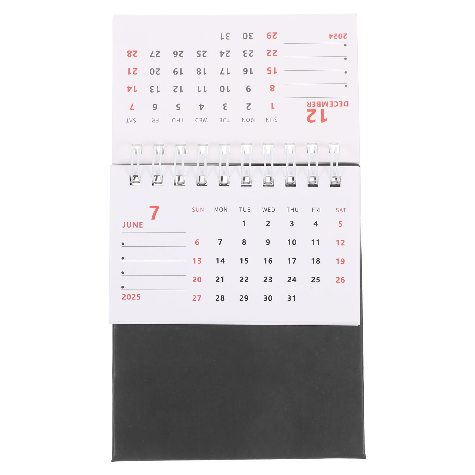 2025 Desk Calendar Note Whiteboard Simple Desktop Calendars Paper Office Standing