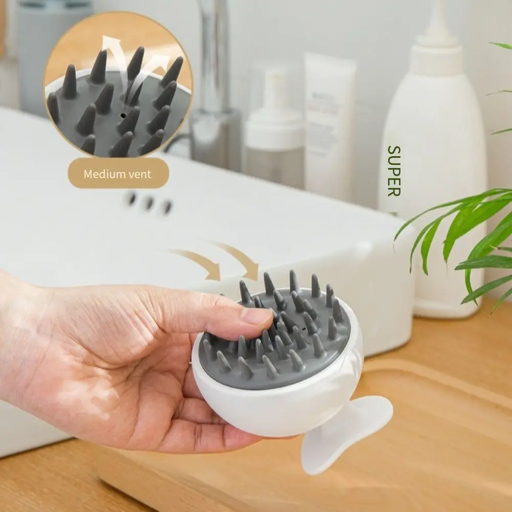 Spa Brush Scalp Massage Comb Care Tool Handheld Scalp Massager Soft Massage Brush Shampoo Brush Head Cleaning
