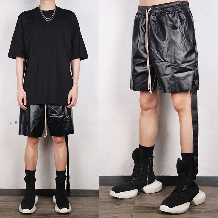 

ROD RK Men's Boxing ort Pants k Wax Surface Dstring Casual orts Street Sle Urban Faion mid Youth Daily Wear