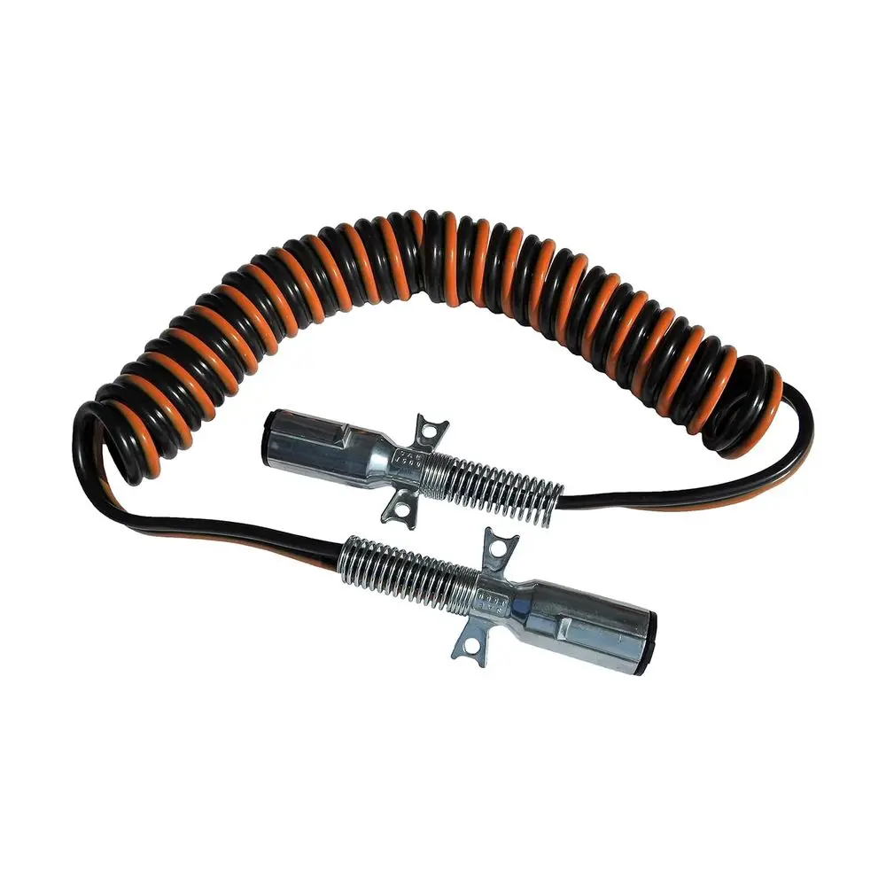 

15 ft Dual Pole Coiled Electric Charging Liftgate Cable with 2 x 12 Leads