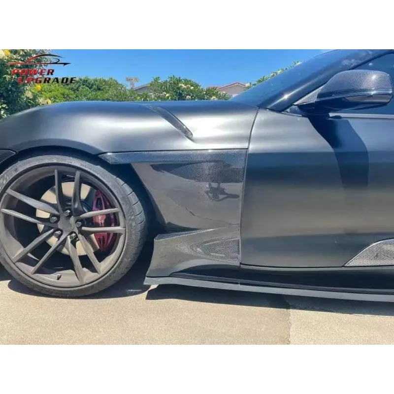 PU Carbon Dry Carbon Fiber and Frp CF Side wings for Toyota Gr Supra A90 A91 Mk5 Evs Style mudguards Front Cf Refit Car