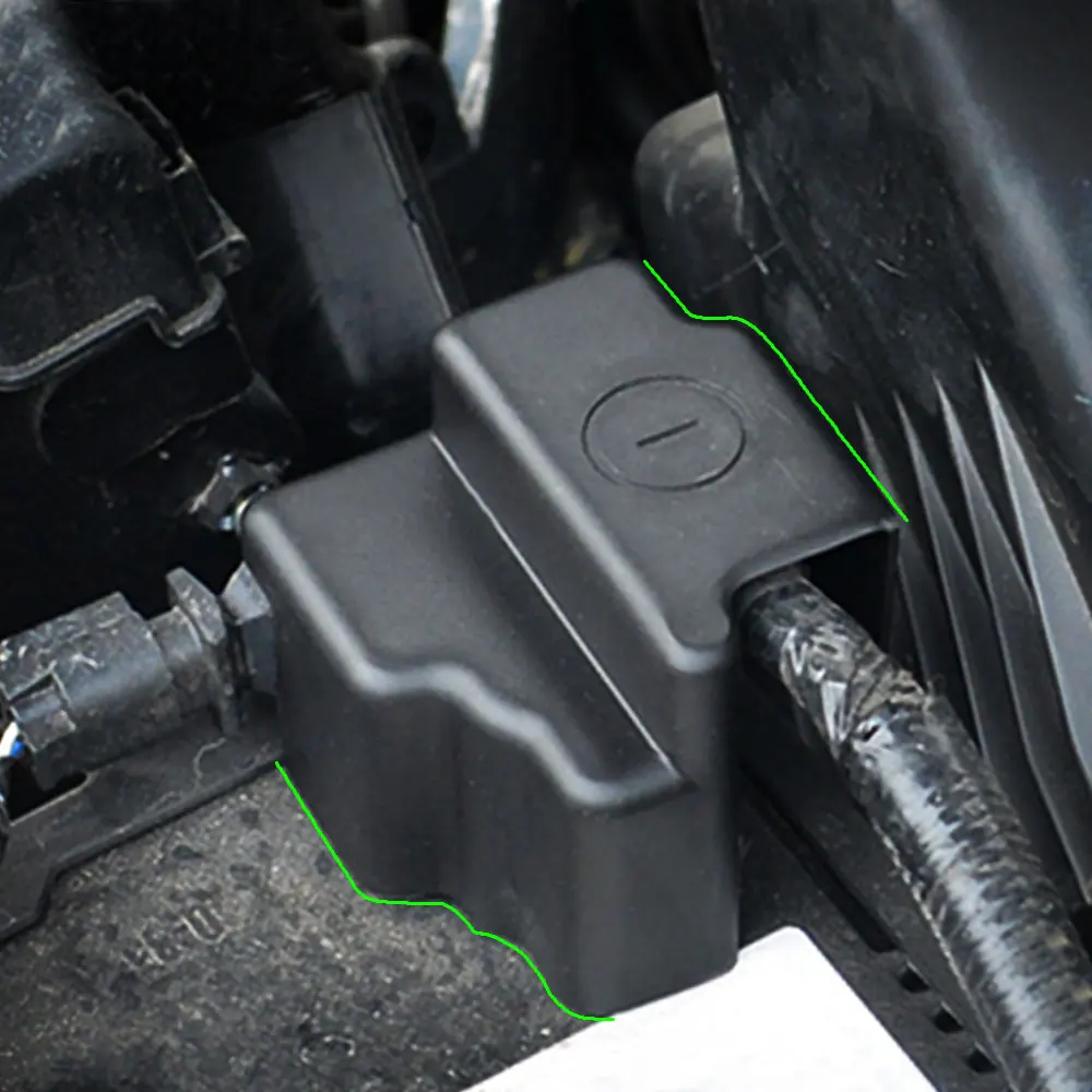 Car Engine Battery Negative Cover for Honda CRV CR-V 2012 - 2017 Batteries Anode Protector Cap Interior Accessories