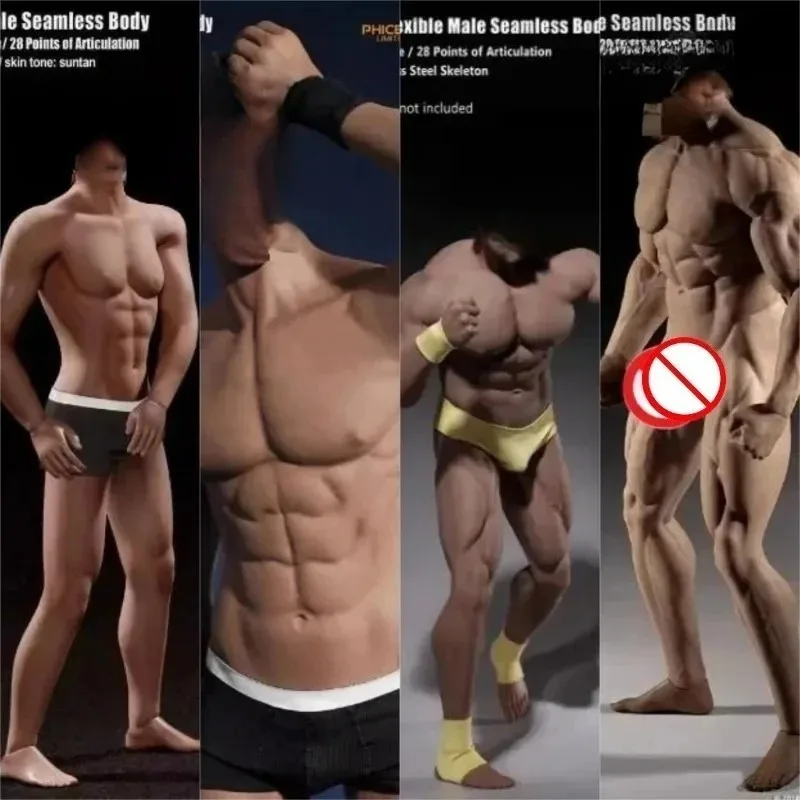 1/6 Male Soldie M30 M31 M32 M33 M34 M35 Steel Bone Muscle Bodybuilding Arnold Model for12inch Action Ph TBL Body Gift Collection