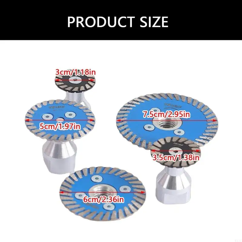 Disco taglio della smerigliatrice angolare wxtc M14 Filo con precisioni flangia rimovibile che taglia i graniti ceramica in
