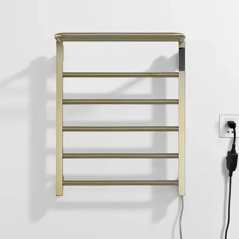 Electric Towel Rack Wall Mounted Quick Heating Timer Bathroom Heater