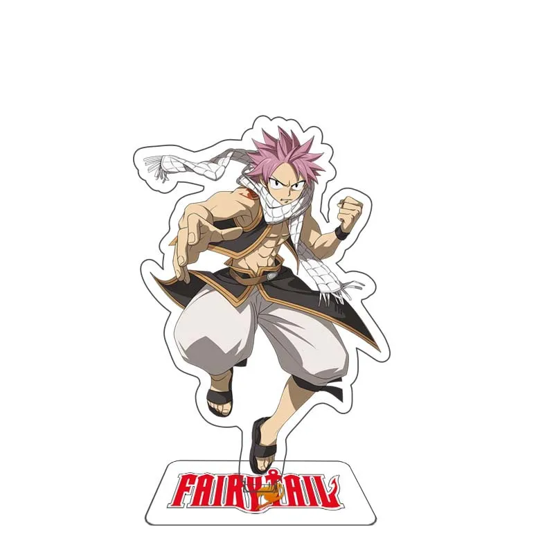 NEW Anime FAIRY TAIL 15CM 100 YEARS QUEST Acrylic Stand Action Figure Natsu Toy PVC Fairy Tail Desktop Standing Sign Gift