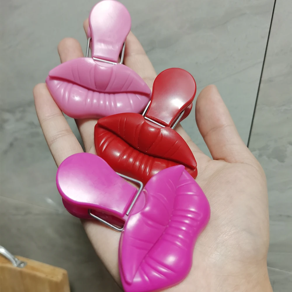 3pcs Sexy Lips Fridge Magnet Funny Refrigerator Magnets Clips Home Decoration Message Folder Cute Decor Kitchen Sticker Clip