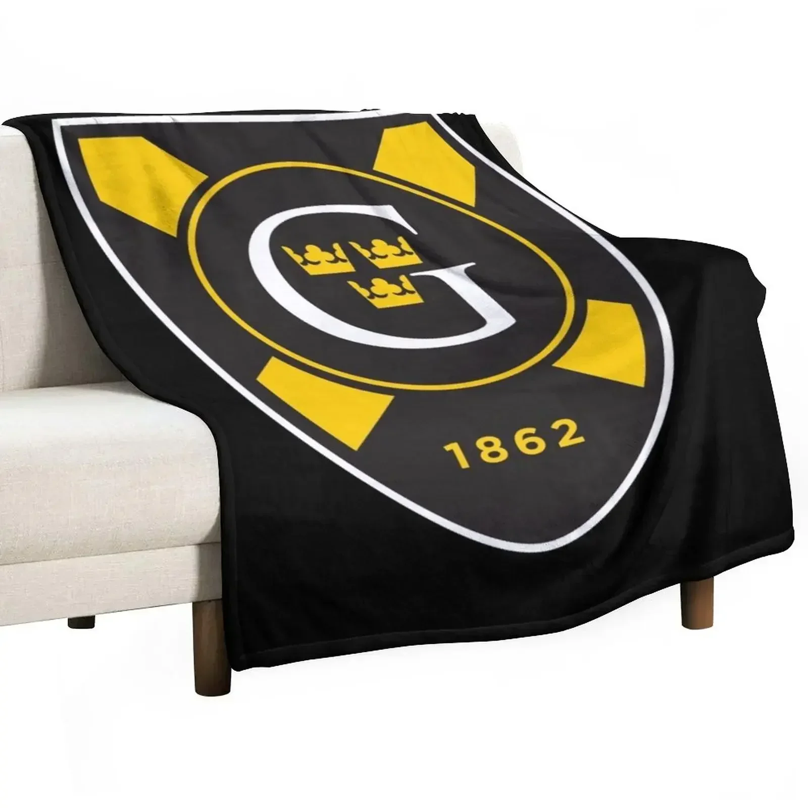 

Gustavus Adolphus College Gusties Throw Blanket Flannels Thermal Plaid wednesday Blankets