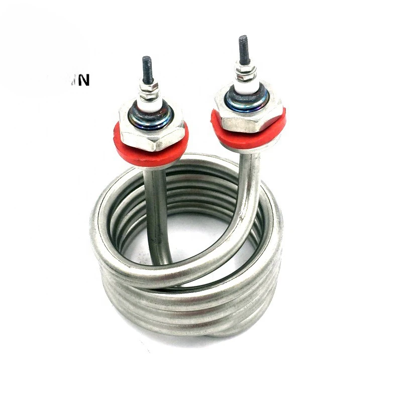 220V 600w 2000W submerged tank electric coil tubular heater hot water