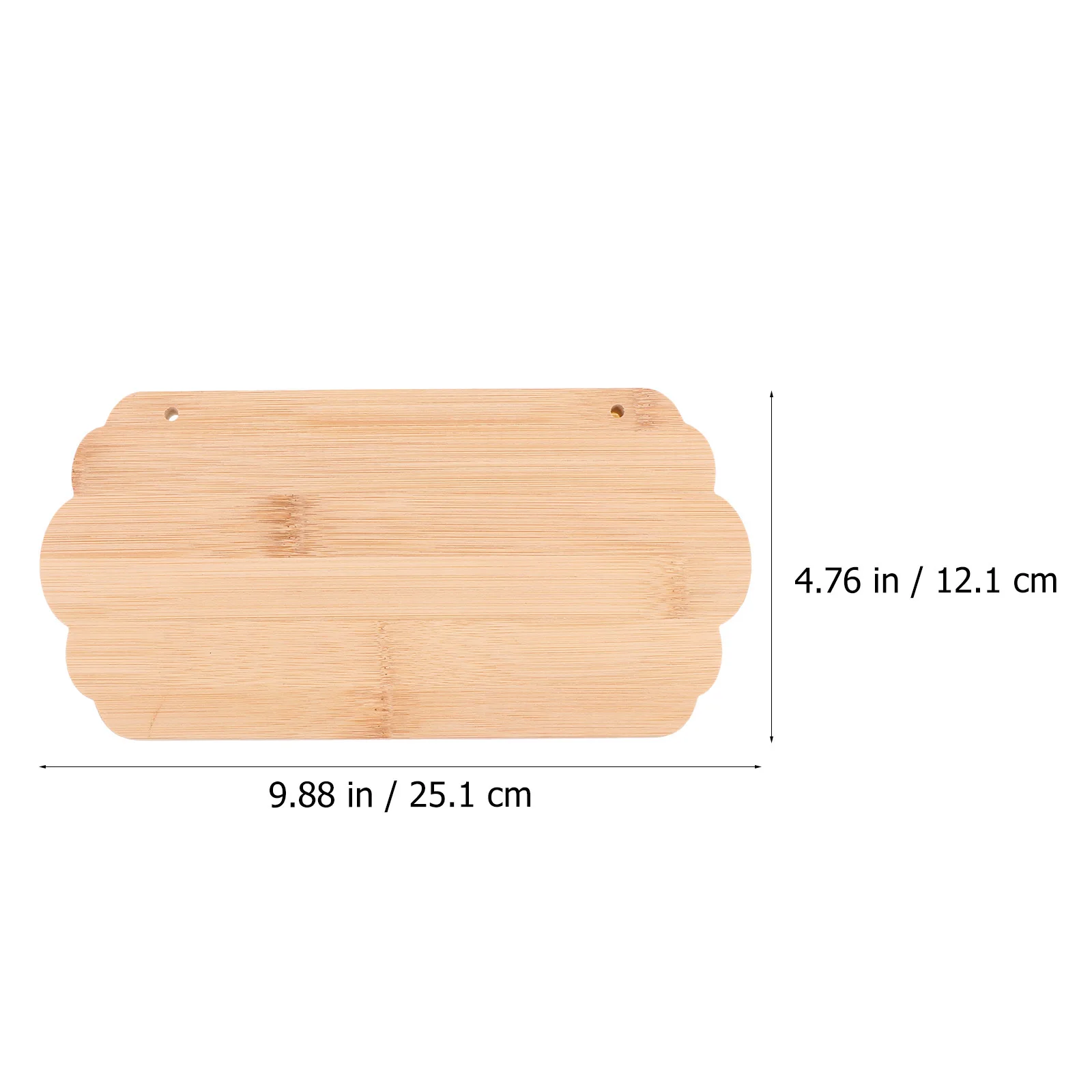 

2Pcs Unfinished Bamboo Signs DIY Hanging Tags for Front Door Ornaments Wall Decorative Boards Home Number Plates Craft Projects