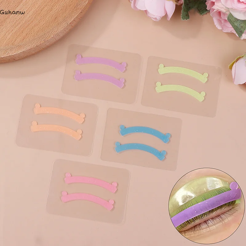 1 par de cinta de silicona para levantamiento de pestañas, rodillo de cuerda reutilizable para permanente de pestañas, almohadillas protectoras para levantamiento de pestañas, herramientas de maquillaje compensadoras