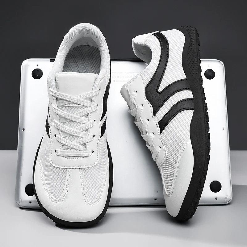 

Summer Minimalist Wide Toe Men Barefoot Shoes Breathable Casual Sneakers Lightweight Zero Soles Running Shoes Walking Footwear