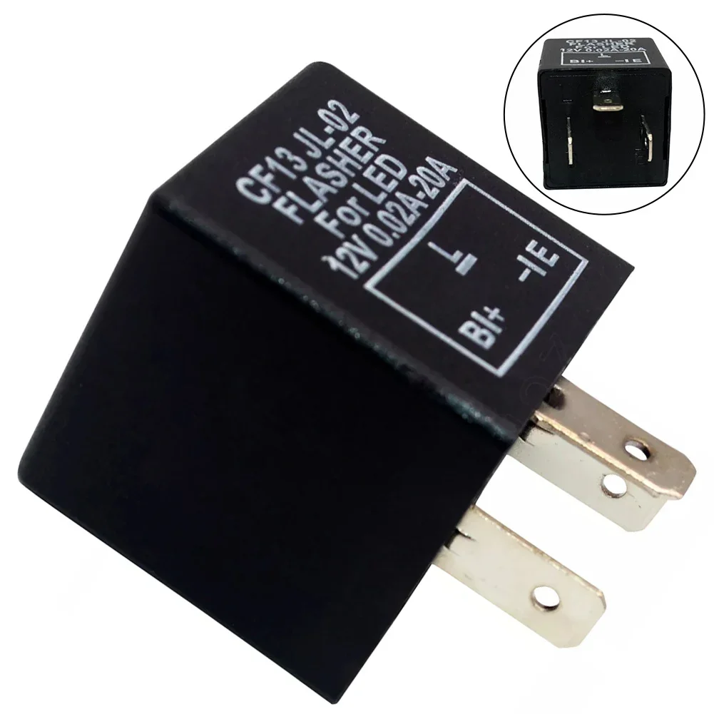 Turn Signal Fix 3 Pin LED Flasher Relay for Reliable Performance and Easy Installation in Multiple Vehicle Models