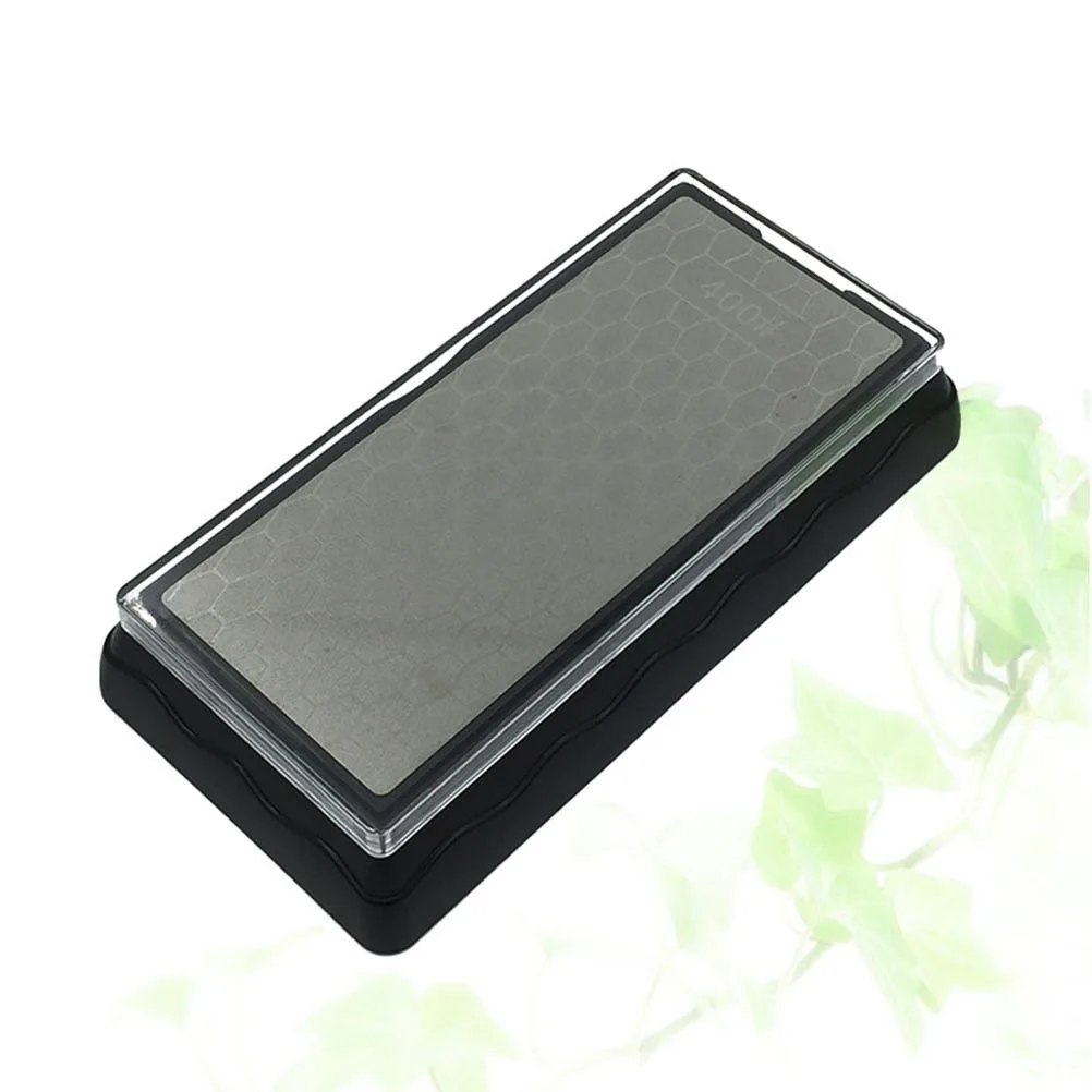 شكل قرص العسل 4001200 حجر شحذ الماس مزدوج الجوانب متين وآمن للمطبخ للاستخدام الخارجي حجر مبراة #5