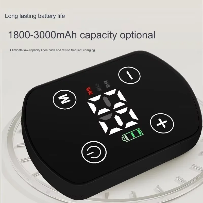 حزام تدليك الاهتزاز من فينيتك، حزام الخصر، لف آلام البطن والظهر، مدلك الخصر مع 3 إعدادات للحرارة