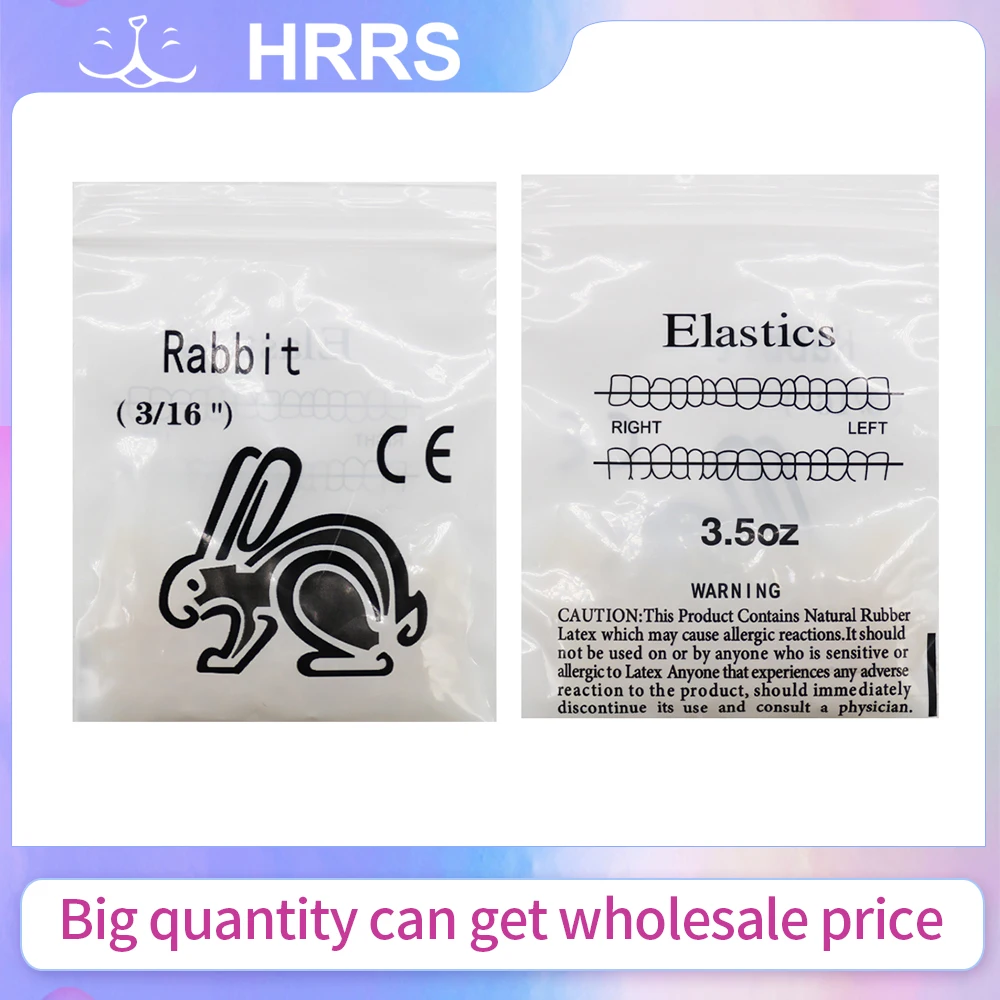 

10Bags 100pcs/Bags Ortondontic Rubber Band Dental Elastics Rubber Band 1/4" 3/16" 2.5OZ 3.5 OZ 4.5 OZ 6.5 OZ