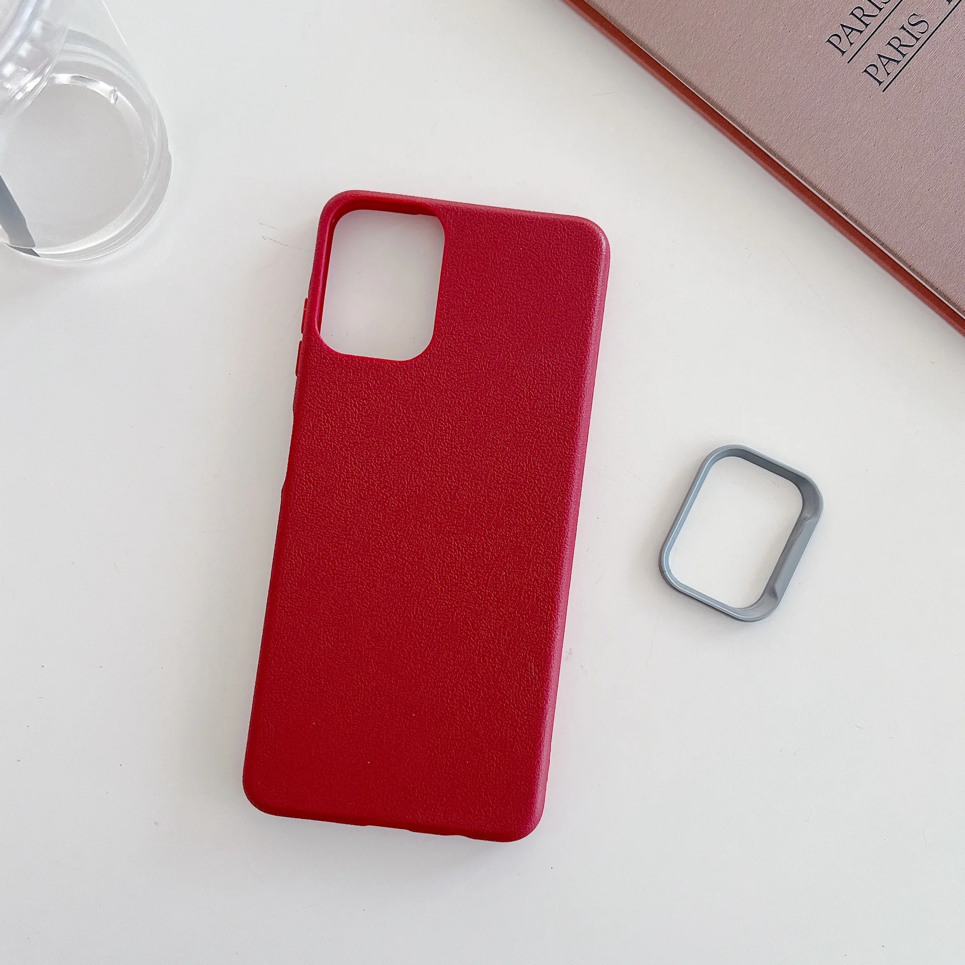 Für Galaxy S26 Leder-Muster Handyhülle, Einfarbige Rutschfeste A17, A36 TPU Handy-Schutzhülle – Detail 5