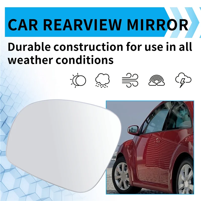A95E-Heated Rearview Mirror Glass Car Accessories For VW Beetle / Cabriolet 1999-2010 - view 2