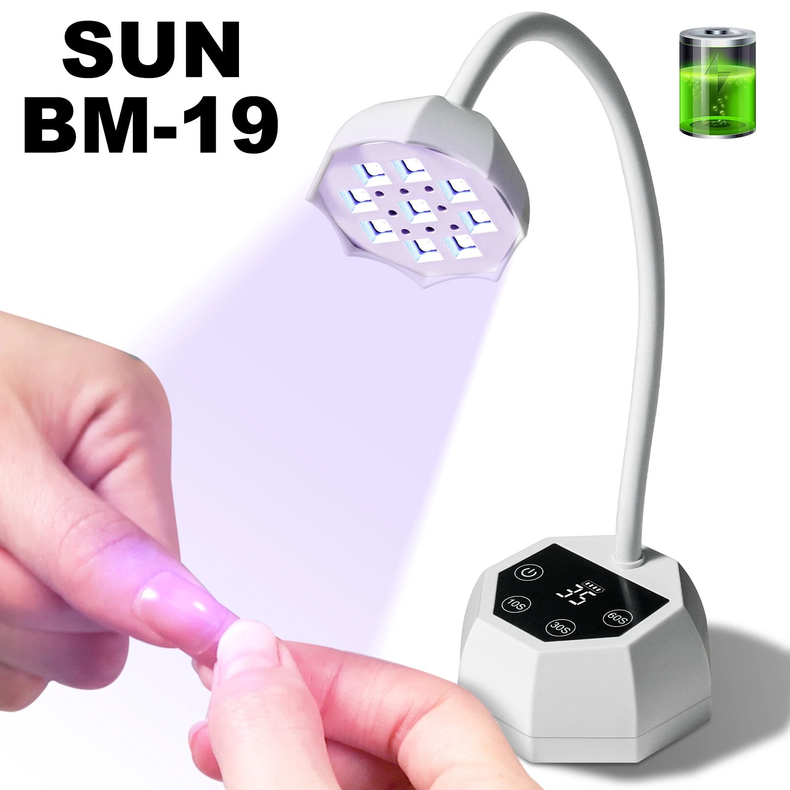 

Мини УФ-светодиодная лампа для ногтей, перезаряжаемая сушилка для ногтей, автоматическое распознавание сенсорного управления, быстросохнущая лампа для ногтей 360° ° Гибкая настольная лампа для ногтей