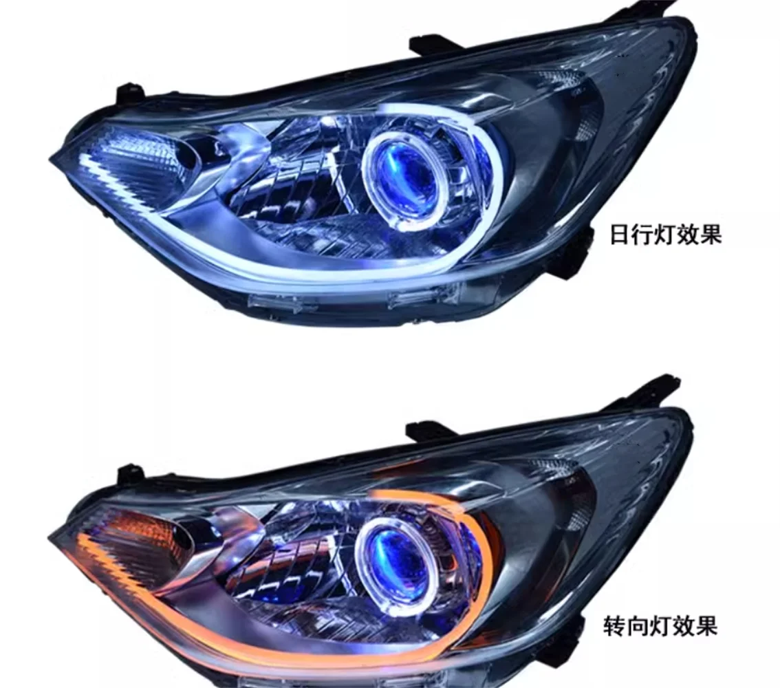 Car front lamp Headlight assembly For 10-18 Chevrolet Sail 3 Daytime Running Light DRL turn signal 2pcs