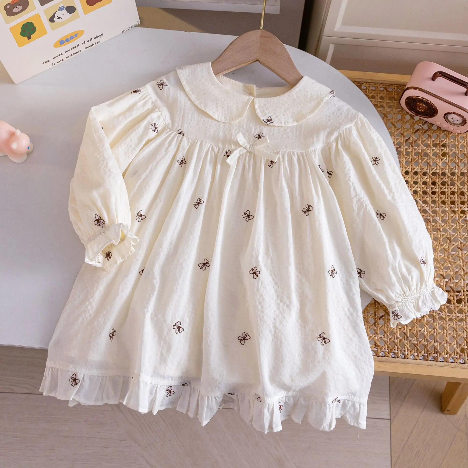 vestido-de-princesa-doce-para-meninas-2026-primavera-e-outono-novo-casual-versatil-com-laco-estilo-ocidental-coreano