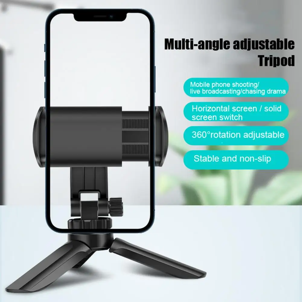 K550 Tripod Stable Multi-function Phone Accessory Easy Installation Silicone Phone Support Stand for Live Streaming