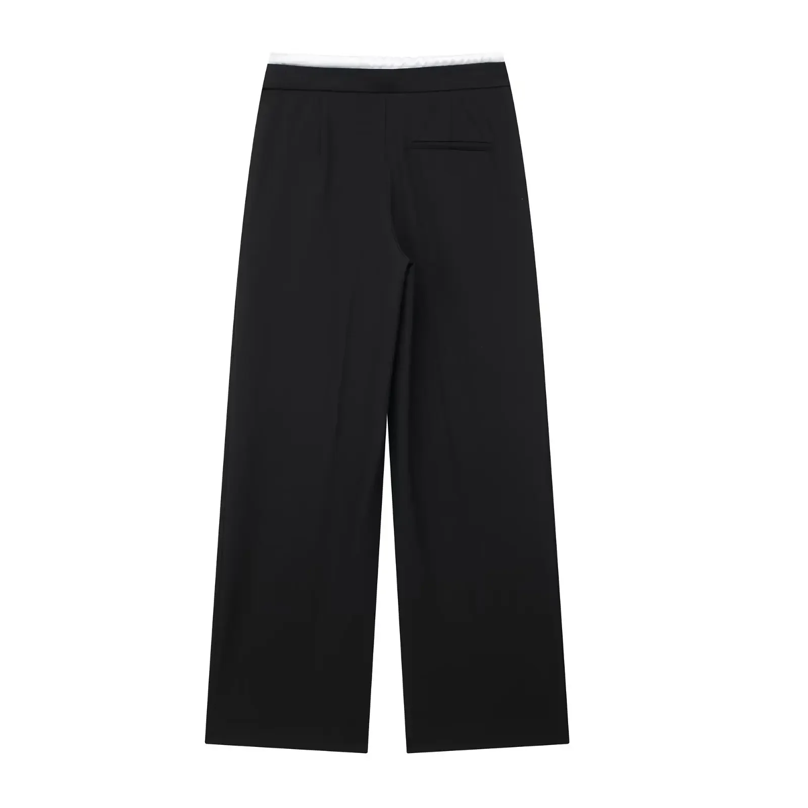 Pantalon élastique à taille Double couche pour femmes, Design avec cordon de serrage, ample et fin, automne, nouveau, 2026