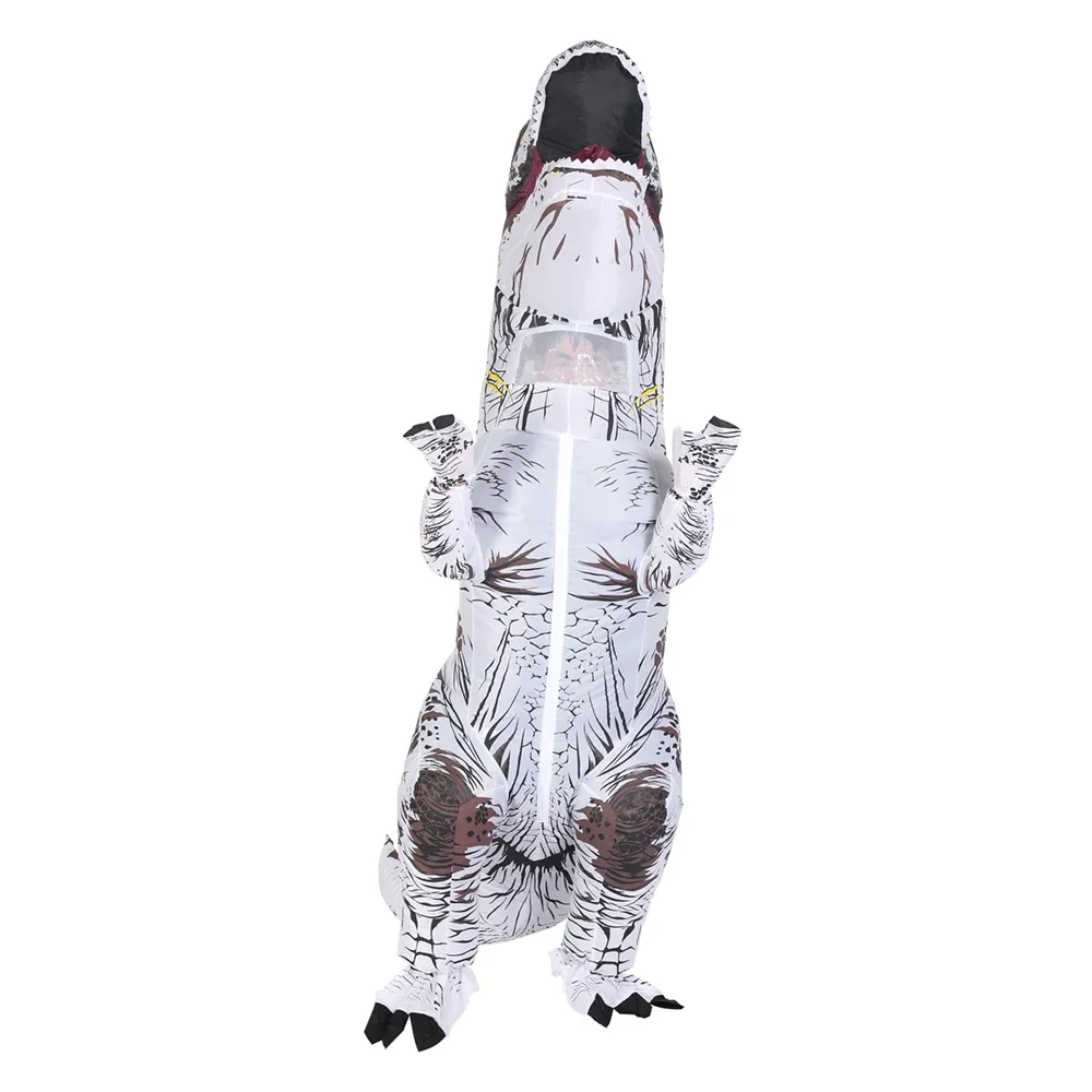 Tyrannosaurus Inflatable Dinosaur Costume T-rex for Adult Inflatable Fantasy Role-play Fancy Halloween Mascot Party Apparel