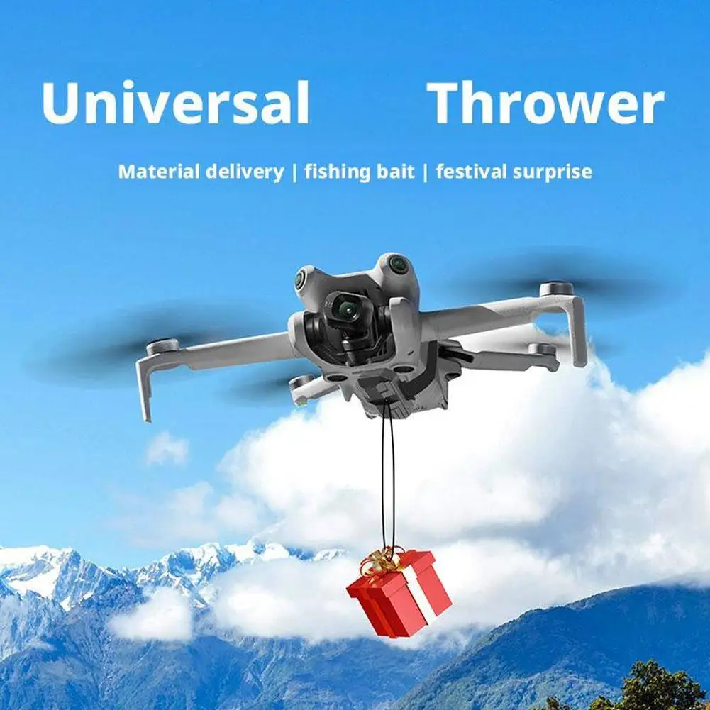 Pengendali Jarak Jauh Pelempar Udara Untuk DJI Mavic 4 Pro Jangkauan 100m Pengirim Paket Pengisian Daya USB-C Drone Pengantar Penyelamat Luar Ruangan H9X9