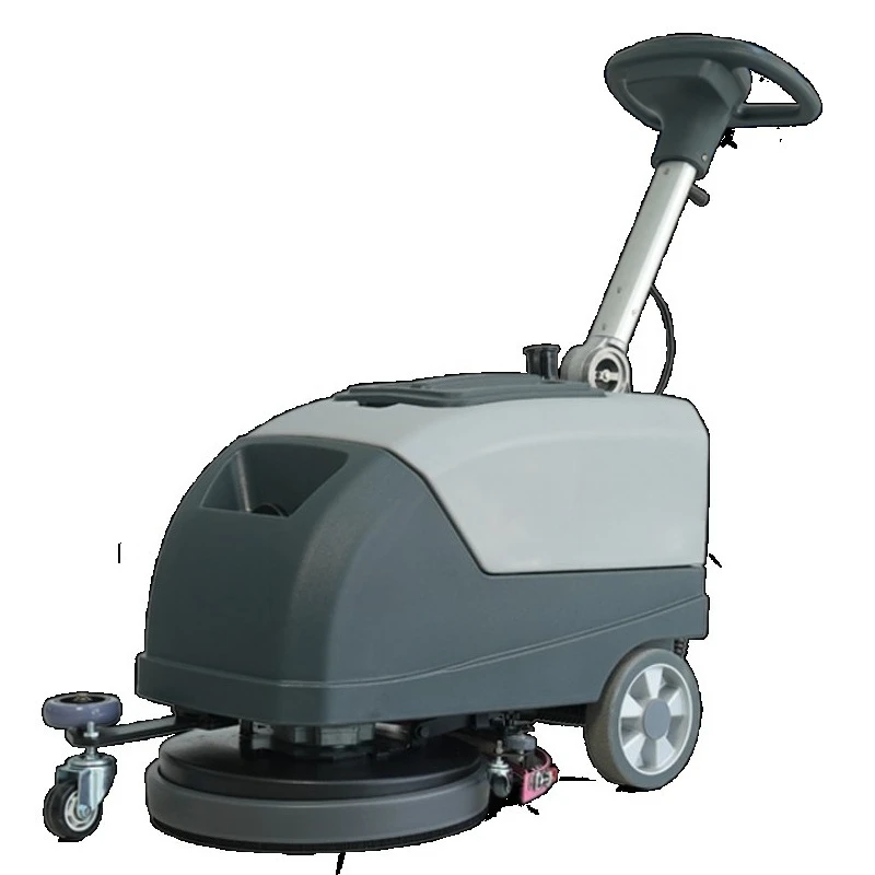 24V Electric Mini Industrial Handheld Scraper Sweeper Brush New Condition Ride Automatic Floor Scrubber Machine