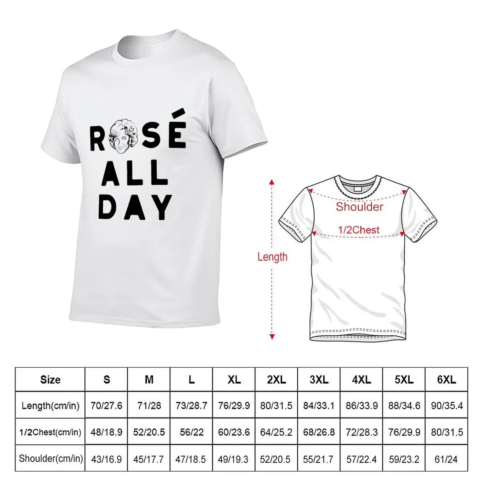 Rose all day T-Shirt summer clothes quick-drying plus size clothes plus sizes slim fit t shirts for men