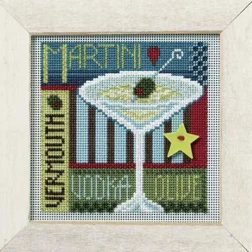 

Mh 14-8102 Martini 23-23 Cross Stitch Kit Aida Count Unprint Canvas Stitches Embroidery DIY Handmade Needlework