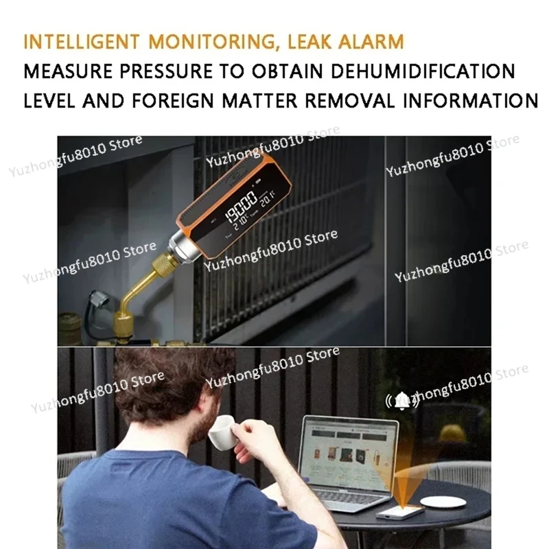 

ABKD VGW-Mini Vacuum For Gauge Micron Digital Micron Gauge Refrigeration Vacuum Tester Accurate Measurement