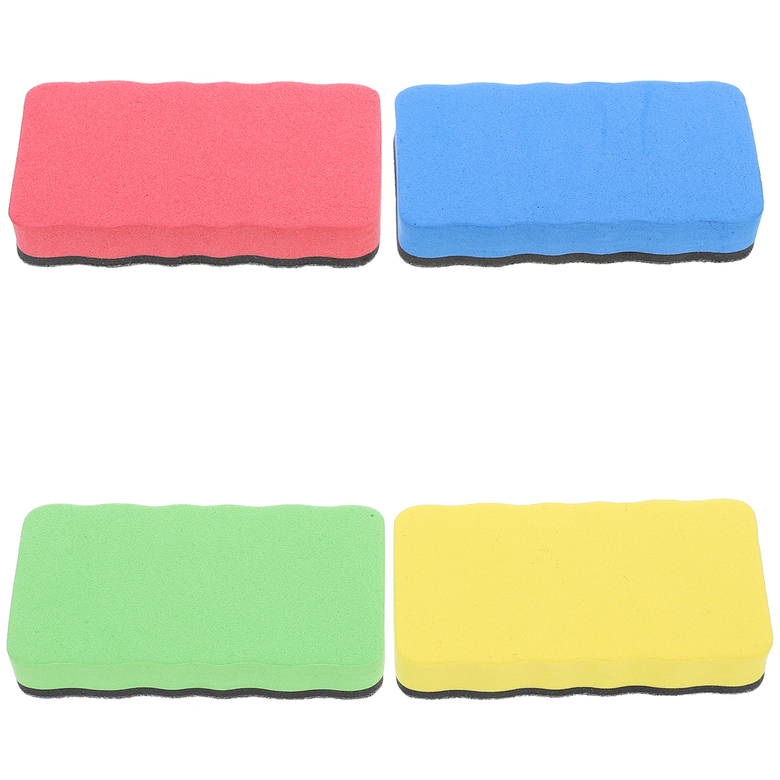 Gomas De Borrar Borradores De Pizarra De Fieltro - Pack De 6 Unidades, Para  Tiza Y Rotulador, Ideal Para Colegios Y Oficinas Borrador Tiza Y Rotulador, image size:1600x1600