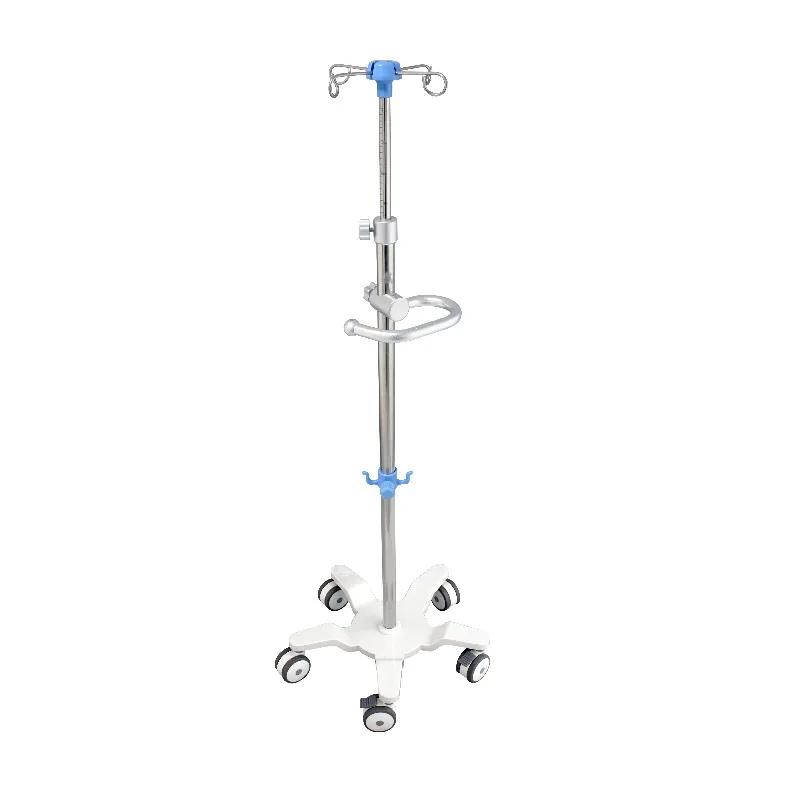 Mobilny składany szpitalny stojak na pałąk infuzyjny, regulowany stojak do infuzji, wygodny i wytrzymały stojak do infuzji