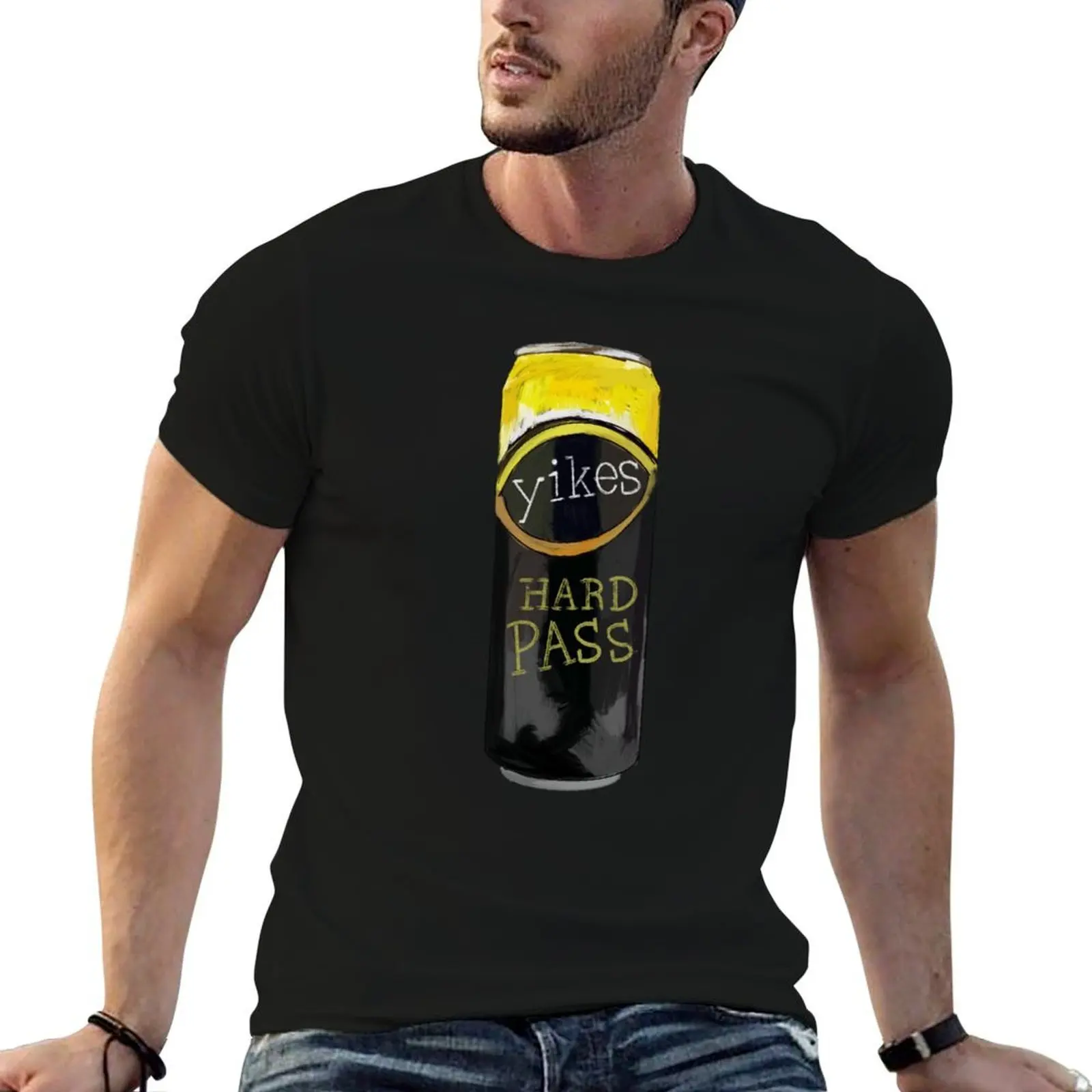 Yikes Hard Pass T-Shirt Big and Tall Loose Fit T-Shirt