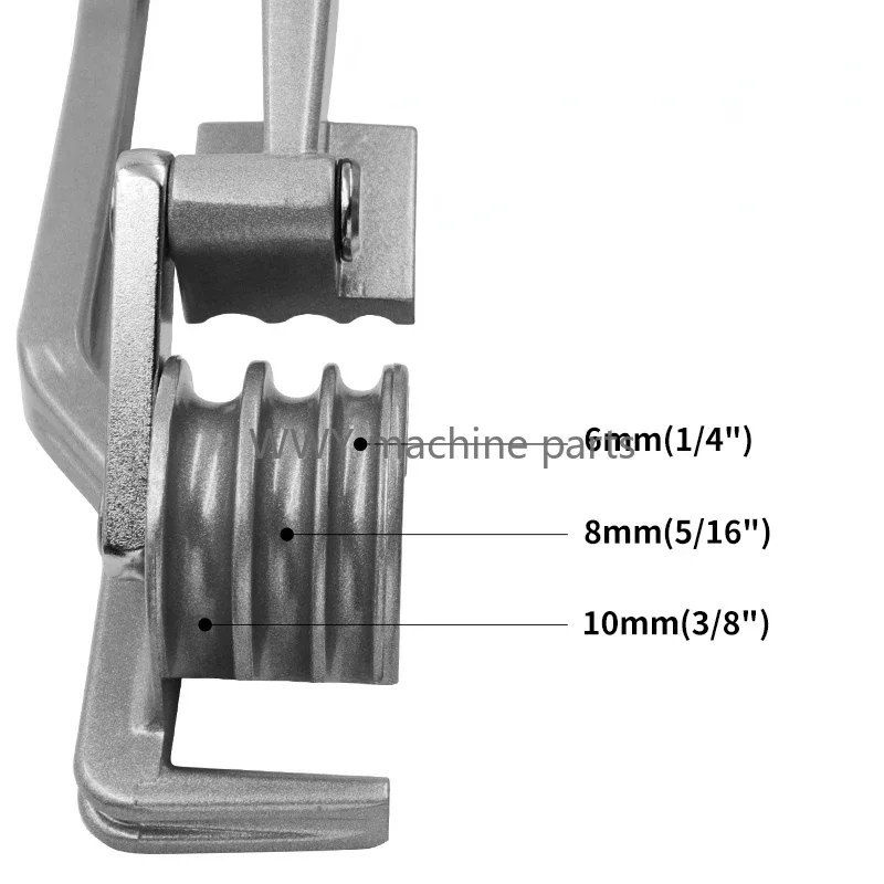 3 In 1 Pipe Bending Hand Tool Combination Tube Bender 90 180 Degree Tube Bending Machine 6mm 0.24in 8mm 0.31inch 10mm 0.39inch