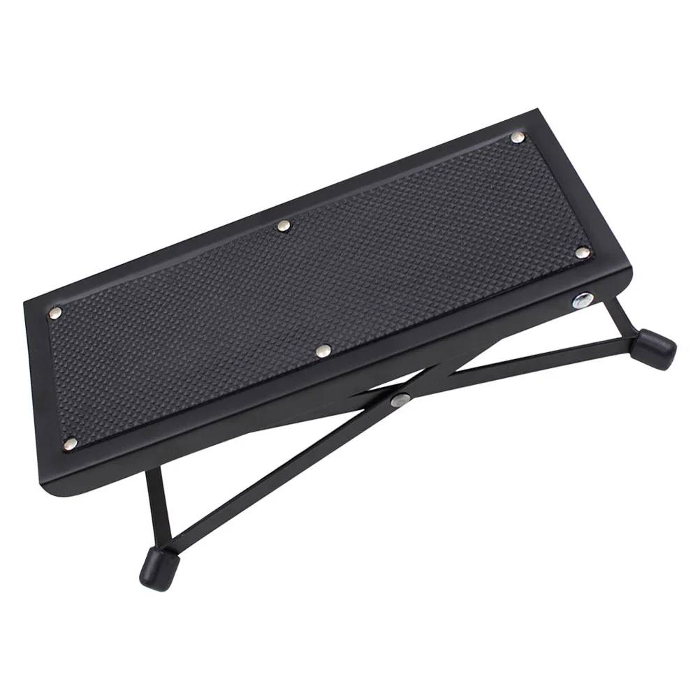 

Guitar Step Stool Foot Stand Footstool Stools for Adults Heavy Rest Iron Wooden Accessories