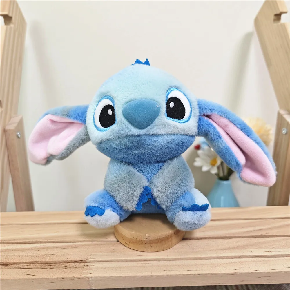 Disney Stitch brelok do kluczy z ozdobą uroczy Lilo & Stitch wisiorek pluszowa zabawka tęczowa kolorowa torba brelok do kluczy z ozdobą lalka prezent