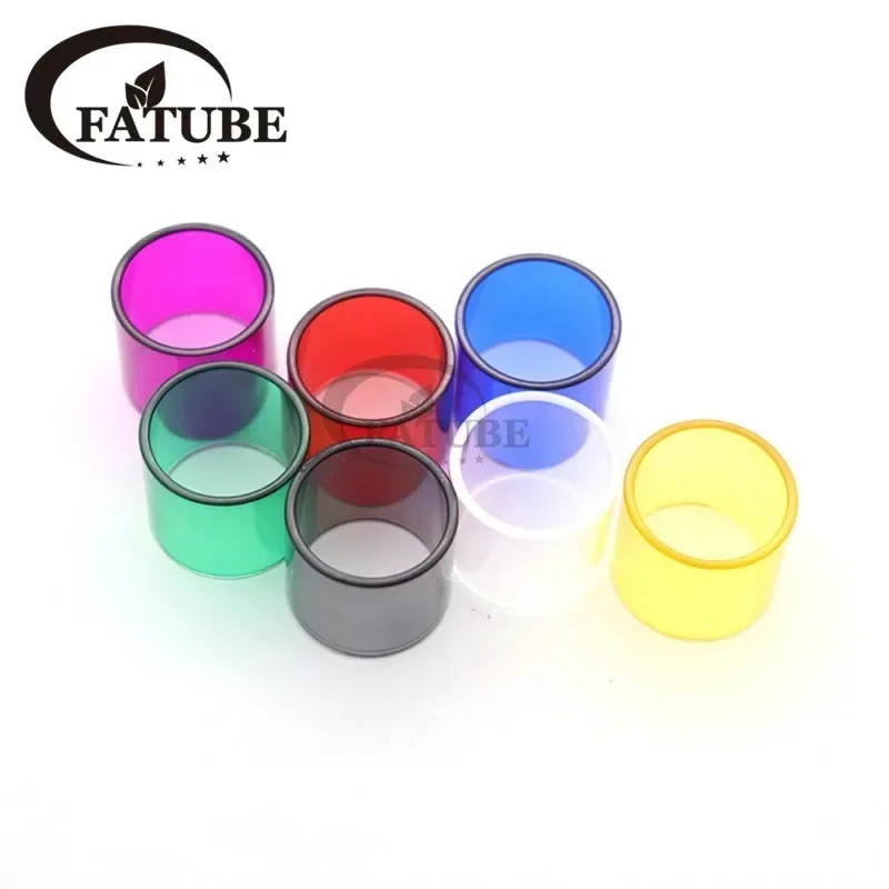 

FATUBE 7PCS Colored Glass Tube Outer Diameter OD22,OD24,OD25,OD27mm Pipes Random Color