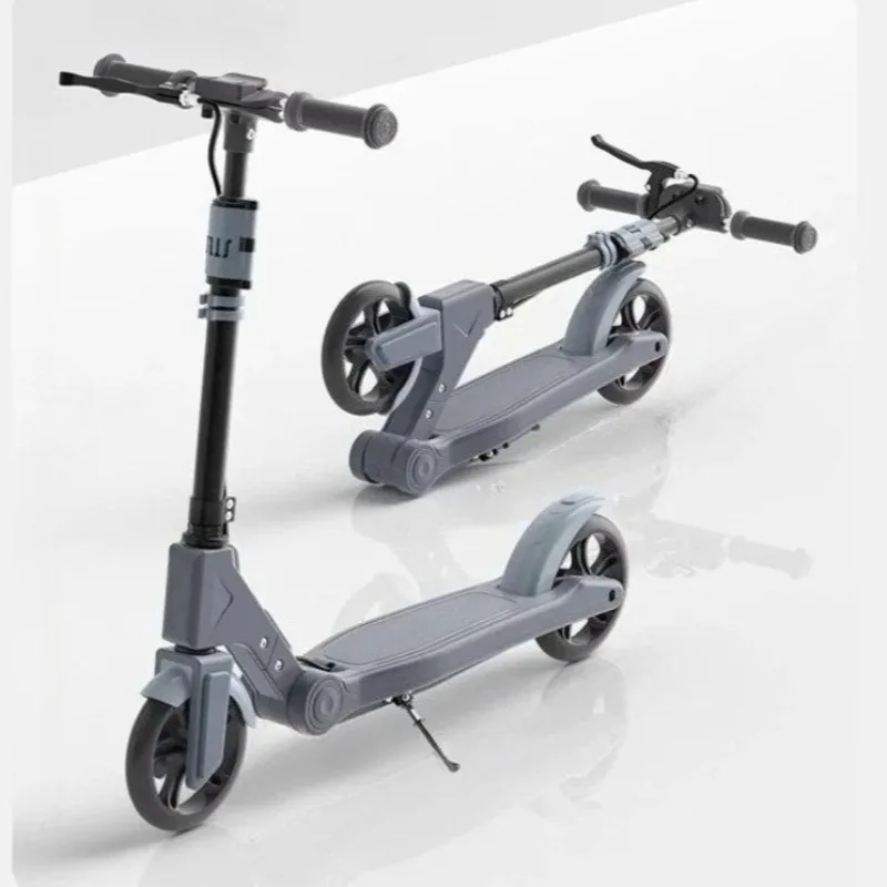 Patinete para Niños, Adolescentes y Adultos, Plegable, Ligero, Ruedas Grandes, Altura Ajustable, Suspensión Antichoque, Doble Freno, Duradero